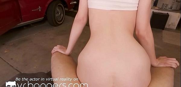  VR BANGERS Teen blonde makes her sugar daddy really happy